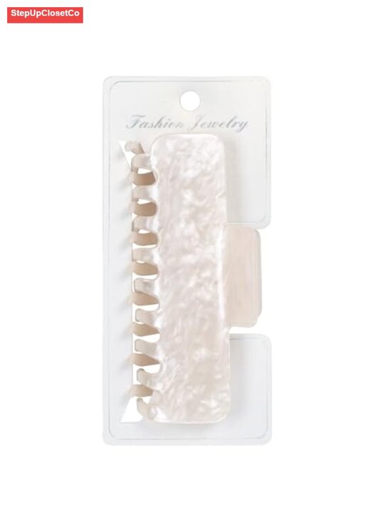 Accessories - Large Acetate Hair Clips for Thick Hair, Strong Hold Claw Clip